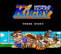 World Class Rugby Title Screen